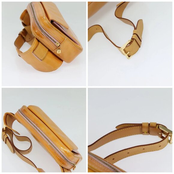 LOUIS VUITTON Monogram Vernis Fulton Bag Marshmallow Pink M91042 LV Auth 125555 - Picture 16 of 16